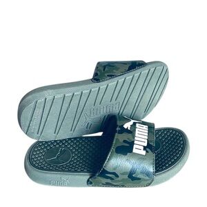 Puma cool cat 2.0 Camo Sandals - Kids SIZE 11